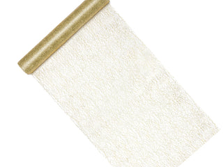 Decorative Table Runner Tulle Gold
