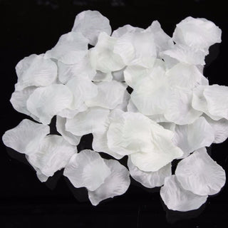 Rose petals White