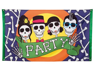 Party day of dead banner